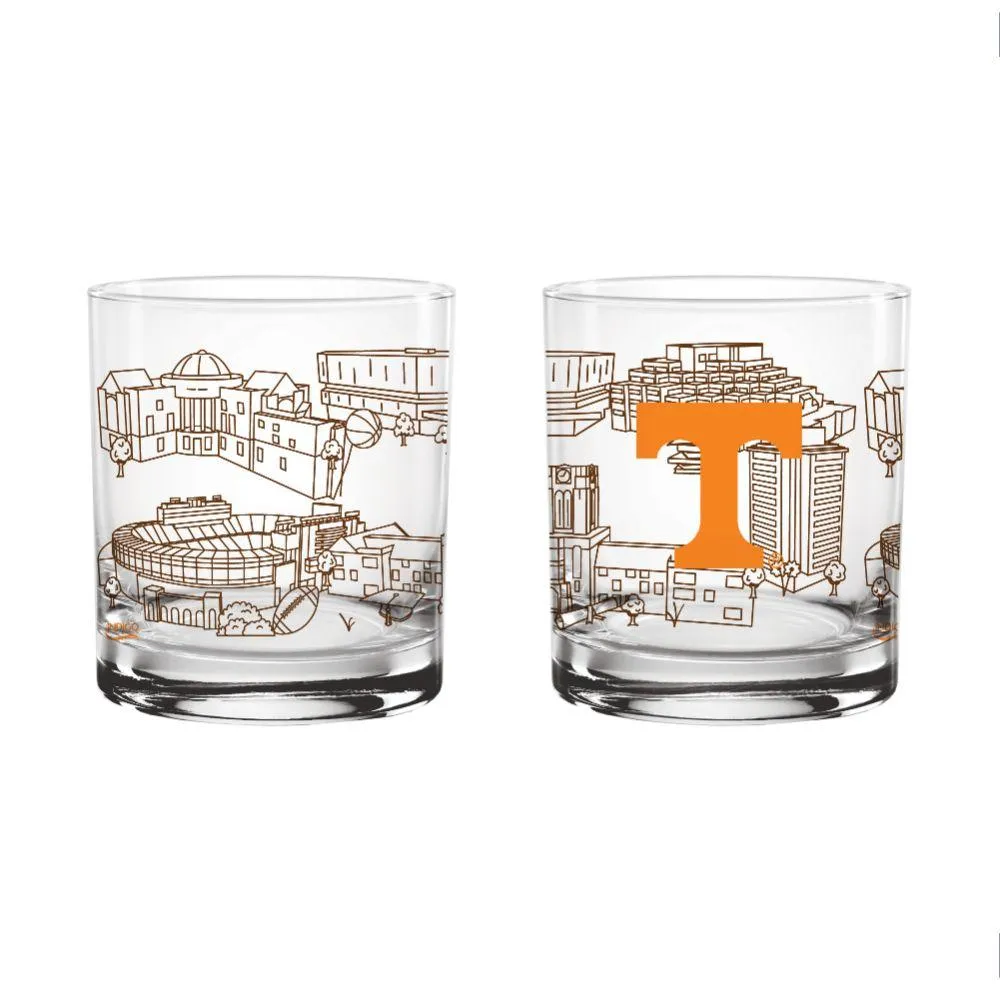 Tennessee 14 Oz Campus Rocks Glass