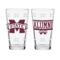  Bulldogs | Mississippi State 16 Oz Alumni Repeat Pint Glass | Alumni Hall