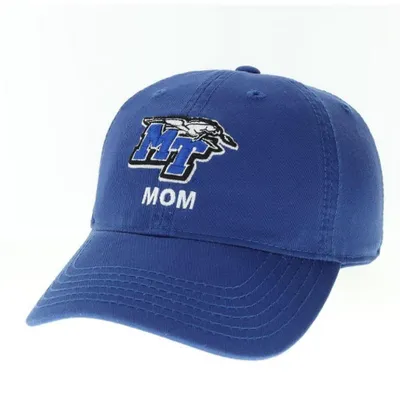  Mtsu | Mtsu Legacy Logo Over Mom Adjustable Hat | Alumni Hall