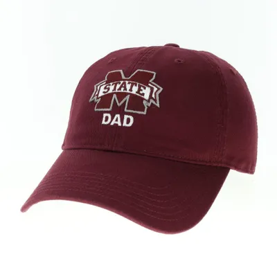  Bulldogs | Mississippi State Legacy Logo Over Dad Adjustable Hat | Alumni Hall