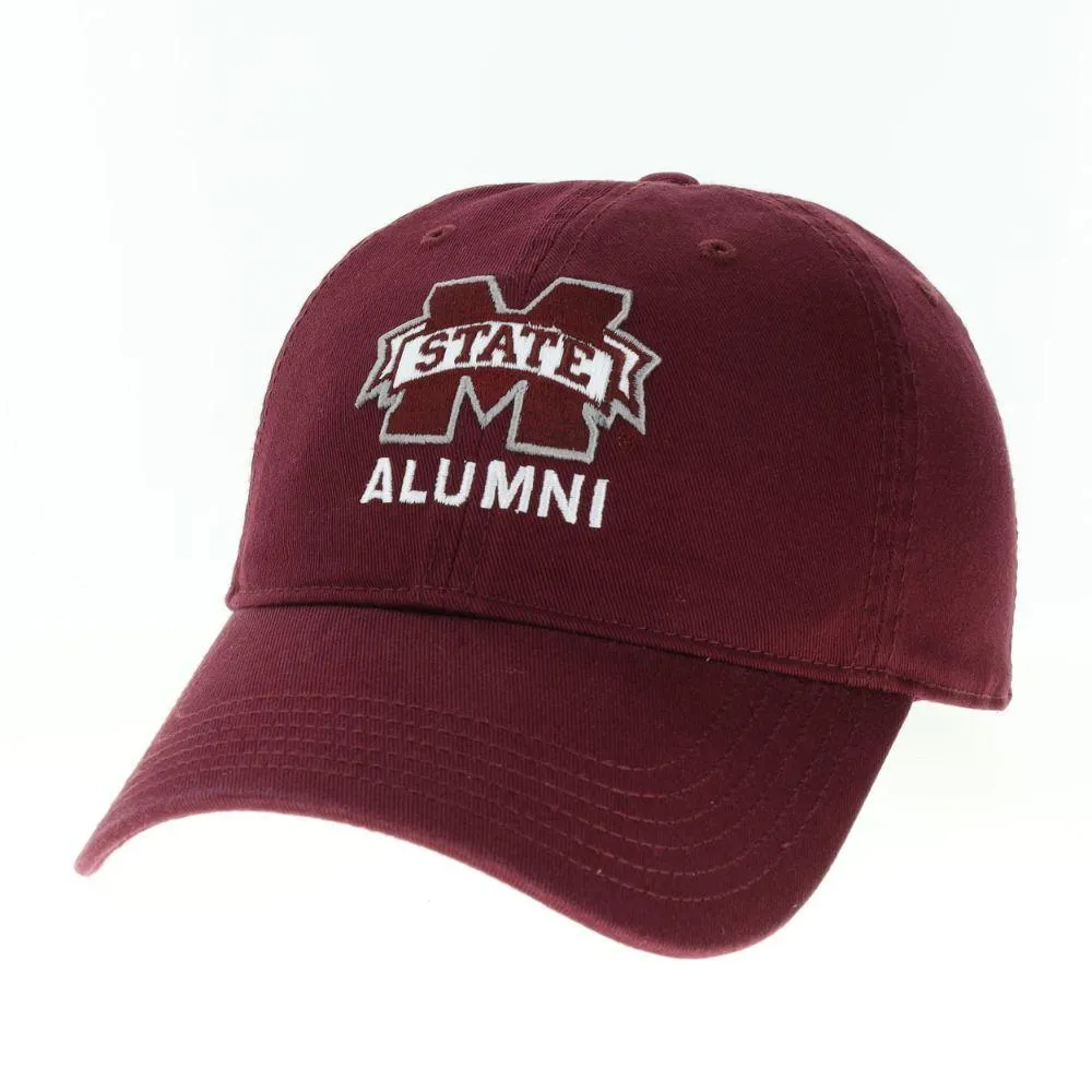  Bulldogs | Mississippi State Legacy Logo Over Alumni Adjustable Hat | Alumni Hall