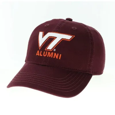  Hokies | Virginia Tech Legacy Logo Over Alumni Adjustable Hat | Alumni Hall