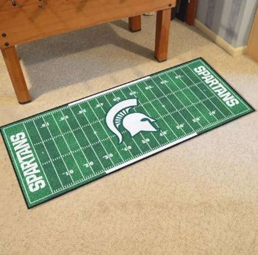  Spartans | Michigan State Football Field Runner | Alumni Hall