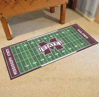  Bulldogs | Mississippi State Football Field Runner | Alumni Hall