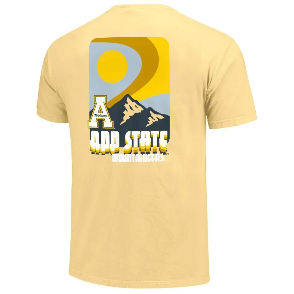 App | Appalachian State Mountain Skies Comfort Colors Tee Alumni Hall