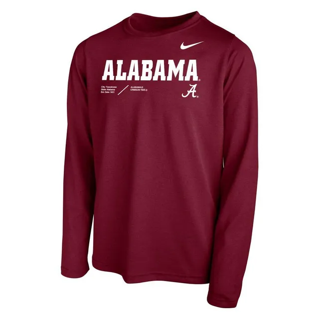 Bama | Alabama Nike Men's Dri- Fit Legend Baseball Short Sleeve Tee |  Alumni Hall