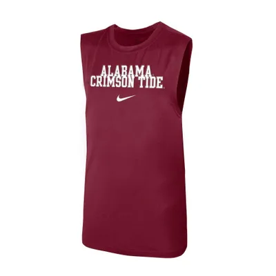 Bama | Alabama Nike Youth Sleeveless Legend Tee Alumni Hall