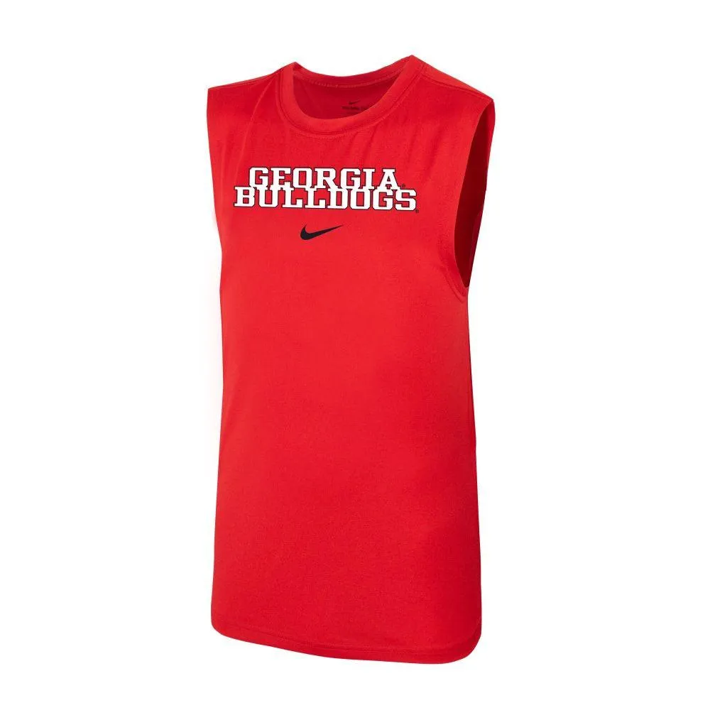 Dawgs | Georgia Nike Youth Sleeveless Legend Tee Alumni Hall