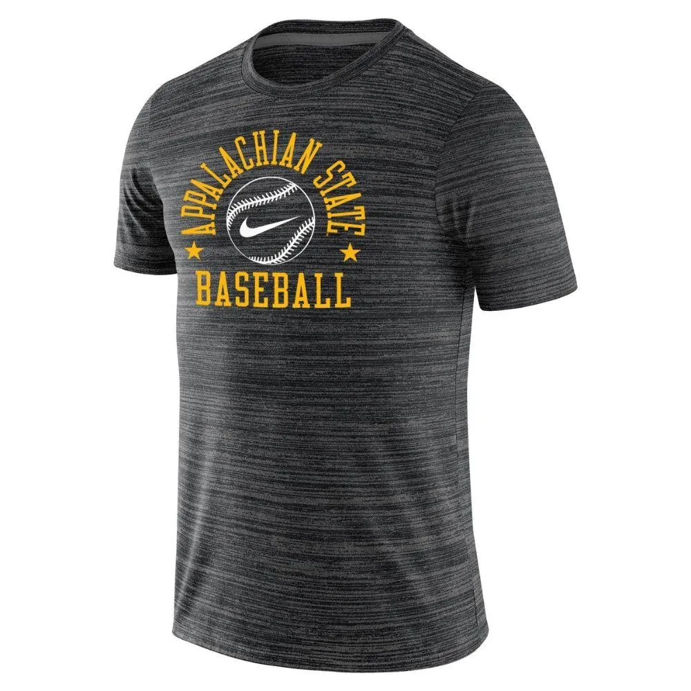 App | State Nike Baseball Dri- Fit Velocity Tee Alumni Hall