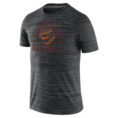 Hokies | Virginia Tech Nike Baseball Dri- Fit Velocity Tee Alumni Hall