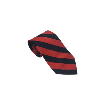 Loyalty Brand Products Red and Black Thick Stripe Tie