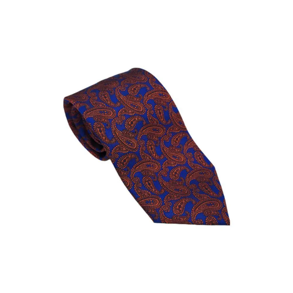  Ahs | Loyalty Brand Products Royal And Orange Paisley Tie | Alumni Hall