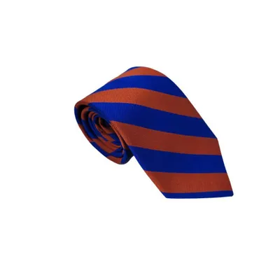  Ahs | Loyalty Brand Products Royal And Orange Thick Stripe Tie | Alumni Hall