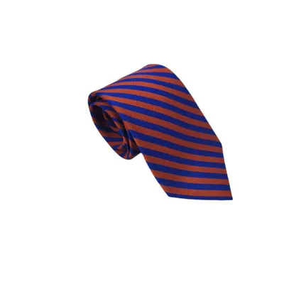  Ahs | Loyalty Brand Products Royal And Orange Thin Stripe Tie | Alumni Hall