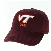  Hokies | Virginia Tech Legacy Logo Over Dad Adjustable Hat | Alumni Hall