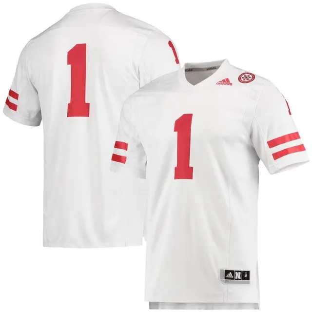 Men's adidas White Nebraska Huskers Replica Baseball Jersey