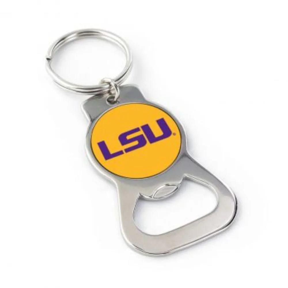 Alumni Hall Lsu Heritage Pewter Key Chain (Purple)