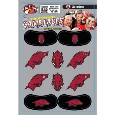  Razorbacks | Arkansas Combo Pack Waterless Face Tattoos | Alumni Hall