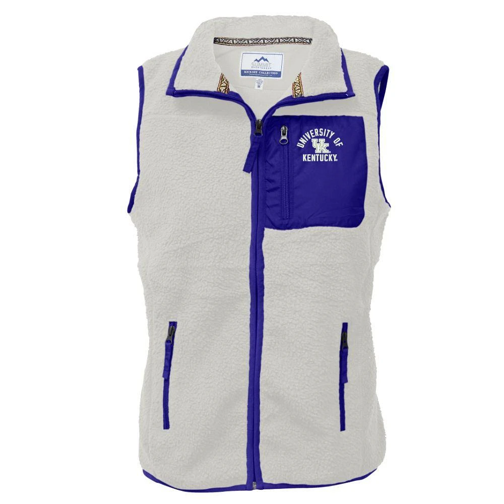 Kentucky Summit Hannah Pebble Fleece Vest