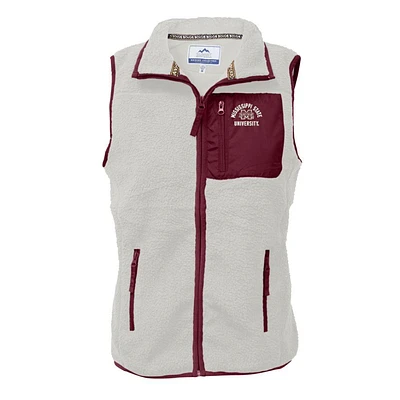 Mississippi State Summit Hannah Pebble Fleece Vest