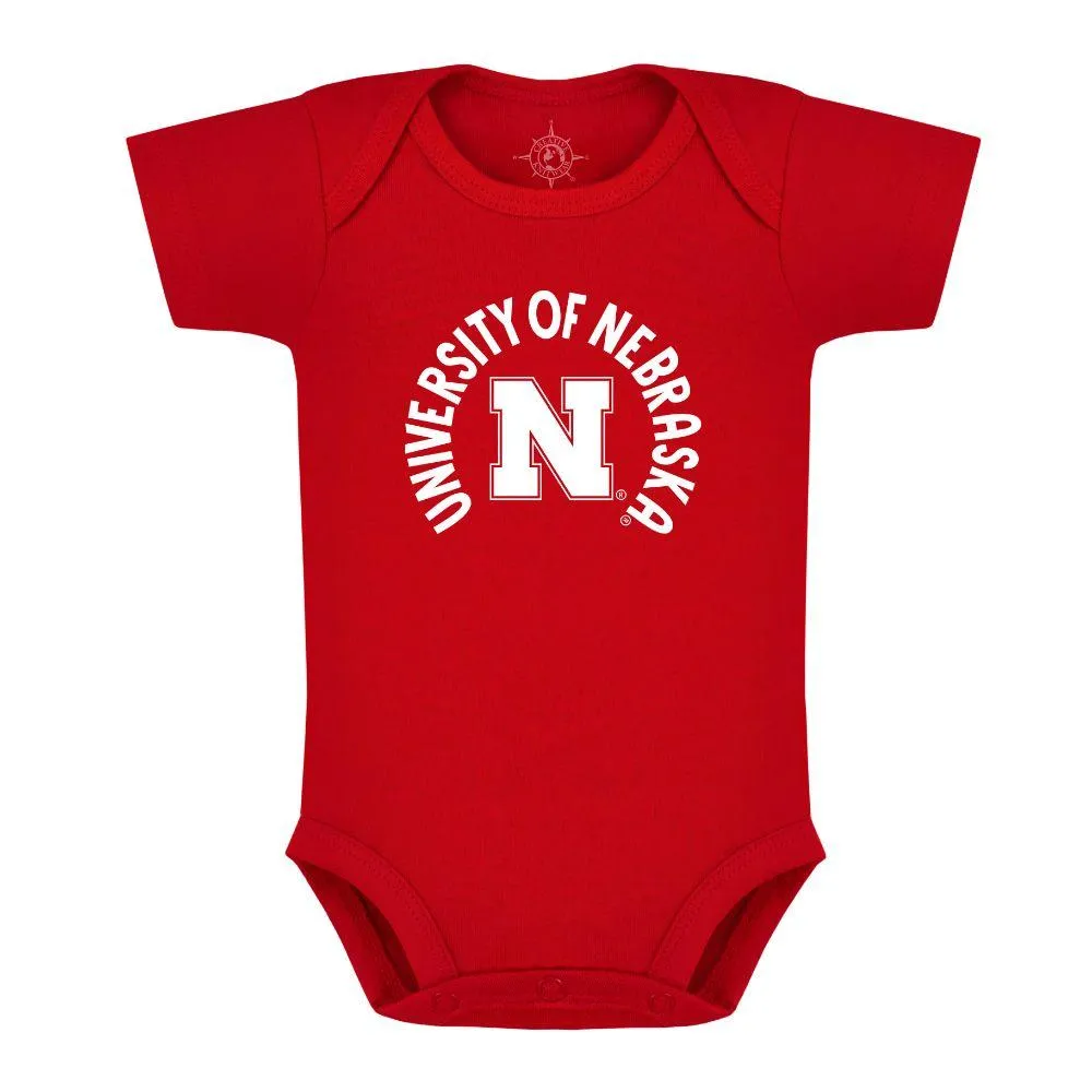 Huskers | Nebraska Infant Arch/Logo Print Bodysuit Alumni Hall