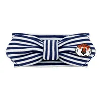  Aub | Auburn Infant Creative Knitwear Striped Knot Aubie Logo Headband | Alumni Hall