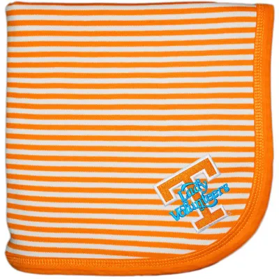  Lady Vols | Tennessee Lady Vols Striped Knit Baby Blanket | Orange Mountain