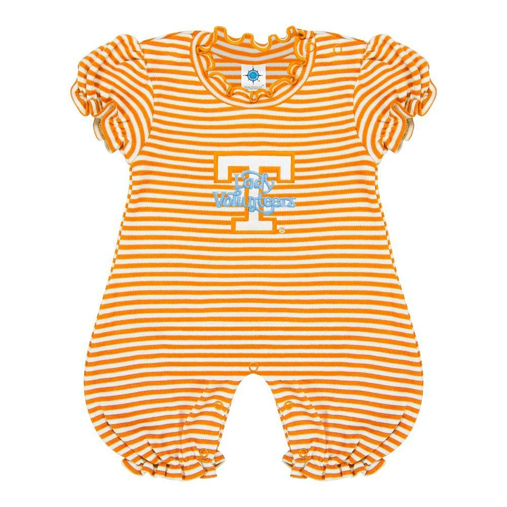 Tennessee Lady Vols Infant Striped Puff Romper