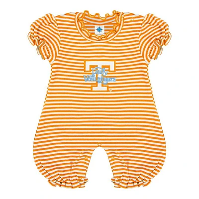 Tennessee Lady Vols Infant Striped Puff Romper