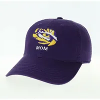  Lsu | Lsu Legacy Logo Over Mom Adjustable Hat | Alumni Hall