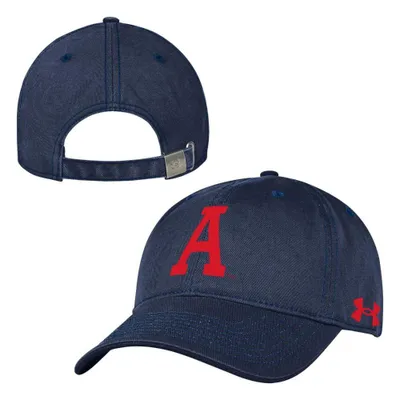  Aub | Auburn Under Armour A- Day Garment Wash Cotton Adjustable Hat | Alumni Hall