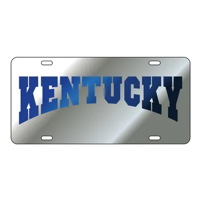  Kentucky License Plate Silver With Kentucky Arch