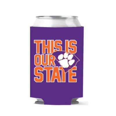 Clemson 12 Oz Slogan Can Cooler