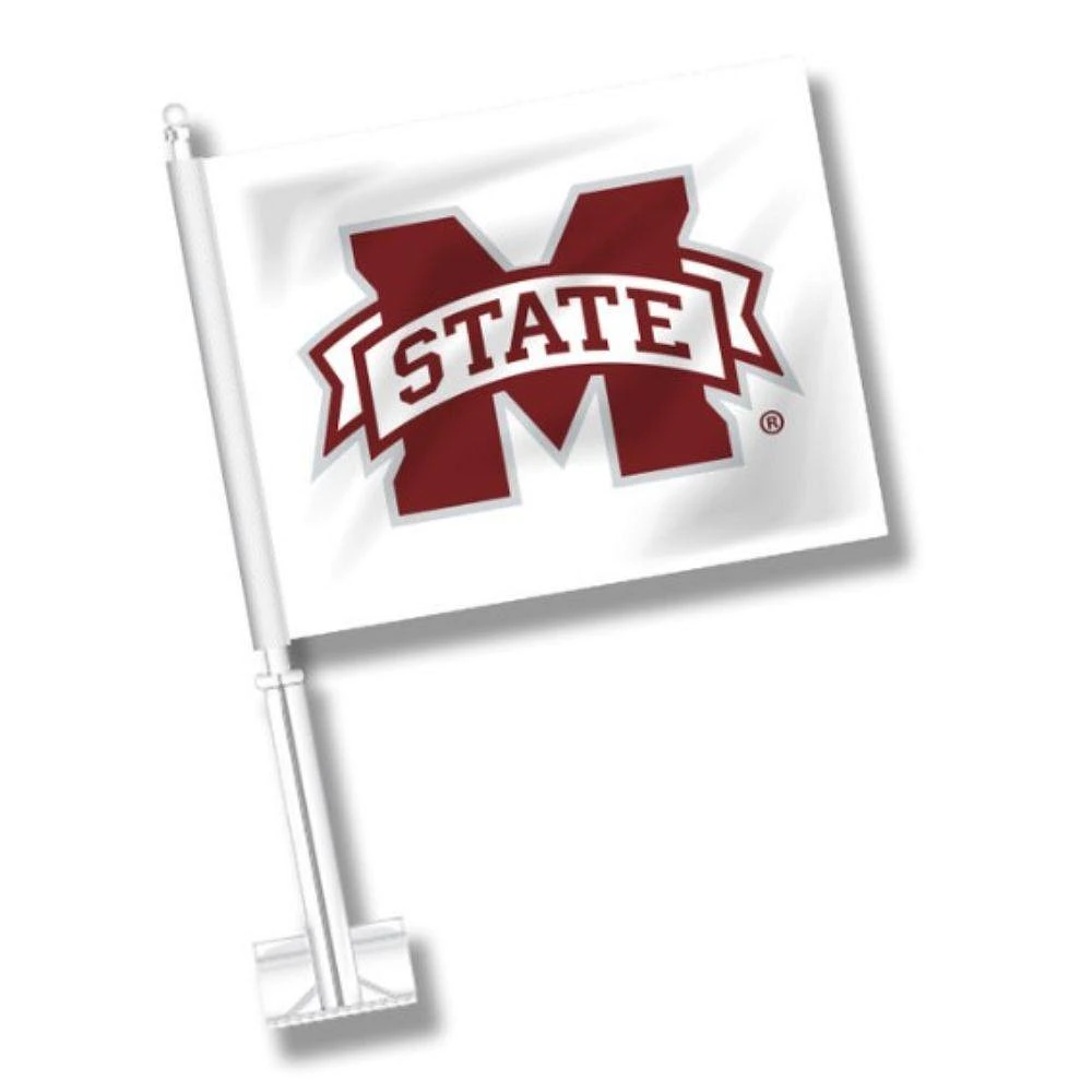 Mississippi State White Car Flag