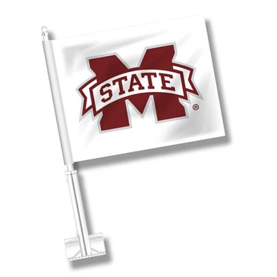 Mississippi State White Car Flag