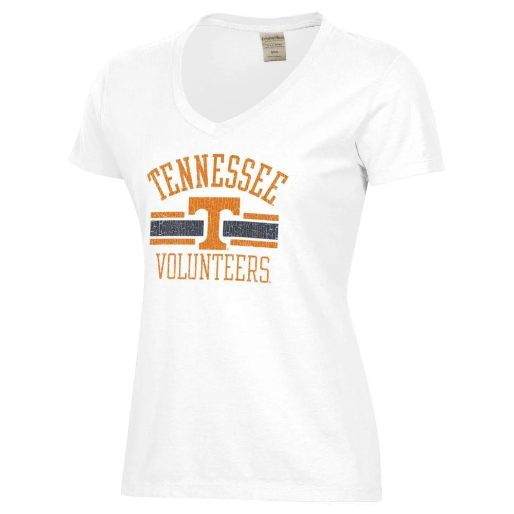 Vols | Tennessee Arch Bar Logo V- Neck Tee Alumni Hall