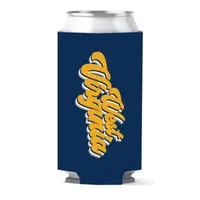  Wvu | West Virginia Script Slim Can Cooler | Alumni Hall