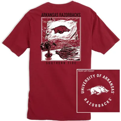 Razorbacks | Arkansas Southern Tide Flags Tee Alumni Hall