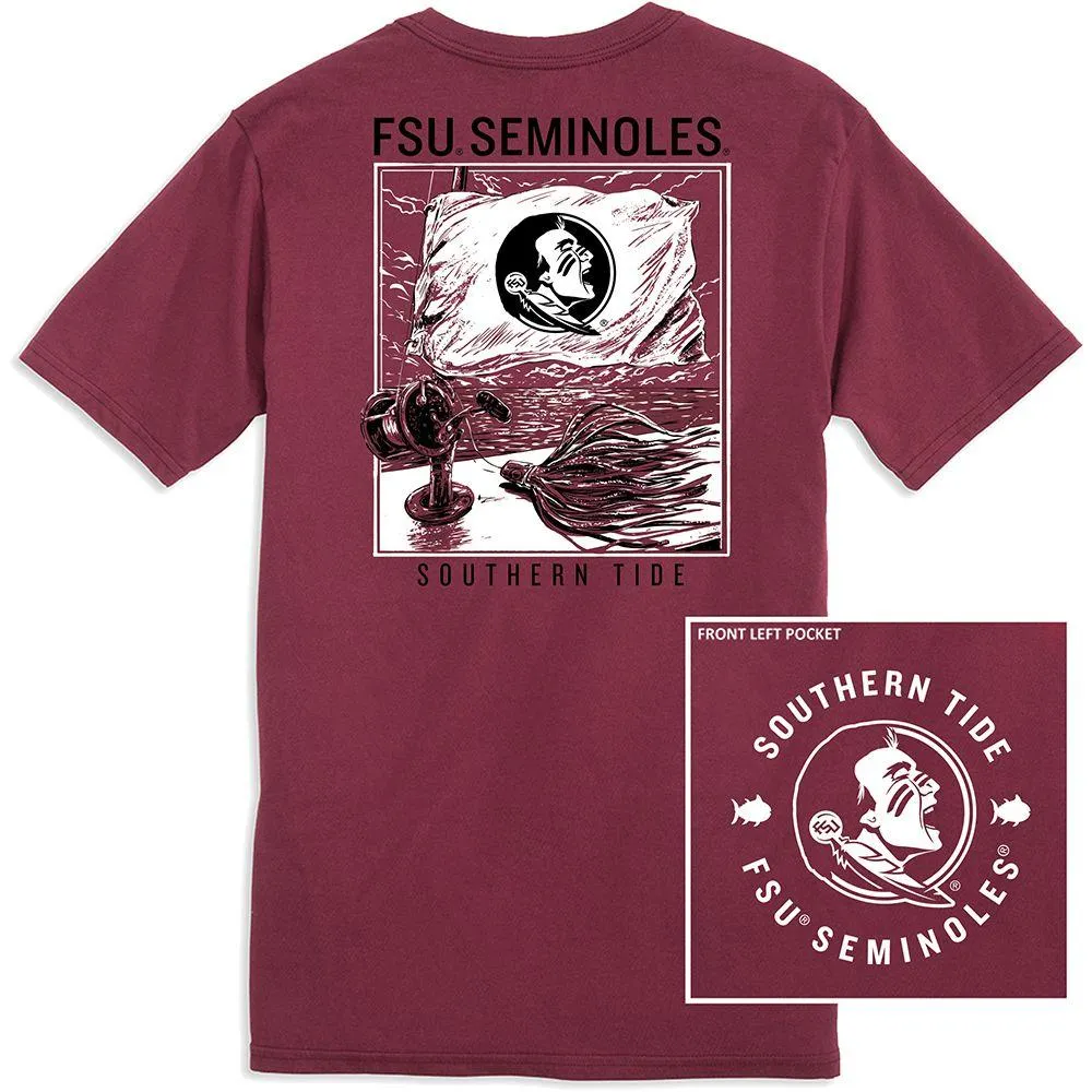 Fsu | Florida State Southern Tide Flags Tee Alumni Hall