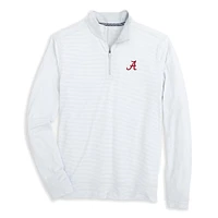 Alabama Southern Tide Cruiser Micro-Stripe 1/4 Zip Pullover