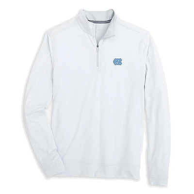 UNC Southern Tide Cruiser Micro-Stripe 1/4 Zip Pullover