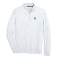 UNC Southern Tide Cruiser Micro-Stripe 1/4 Zip Pullover