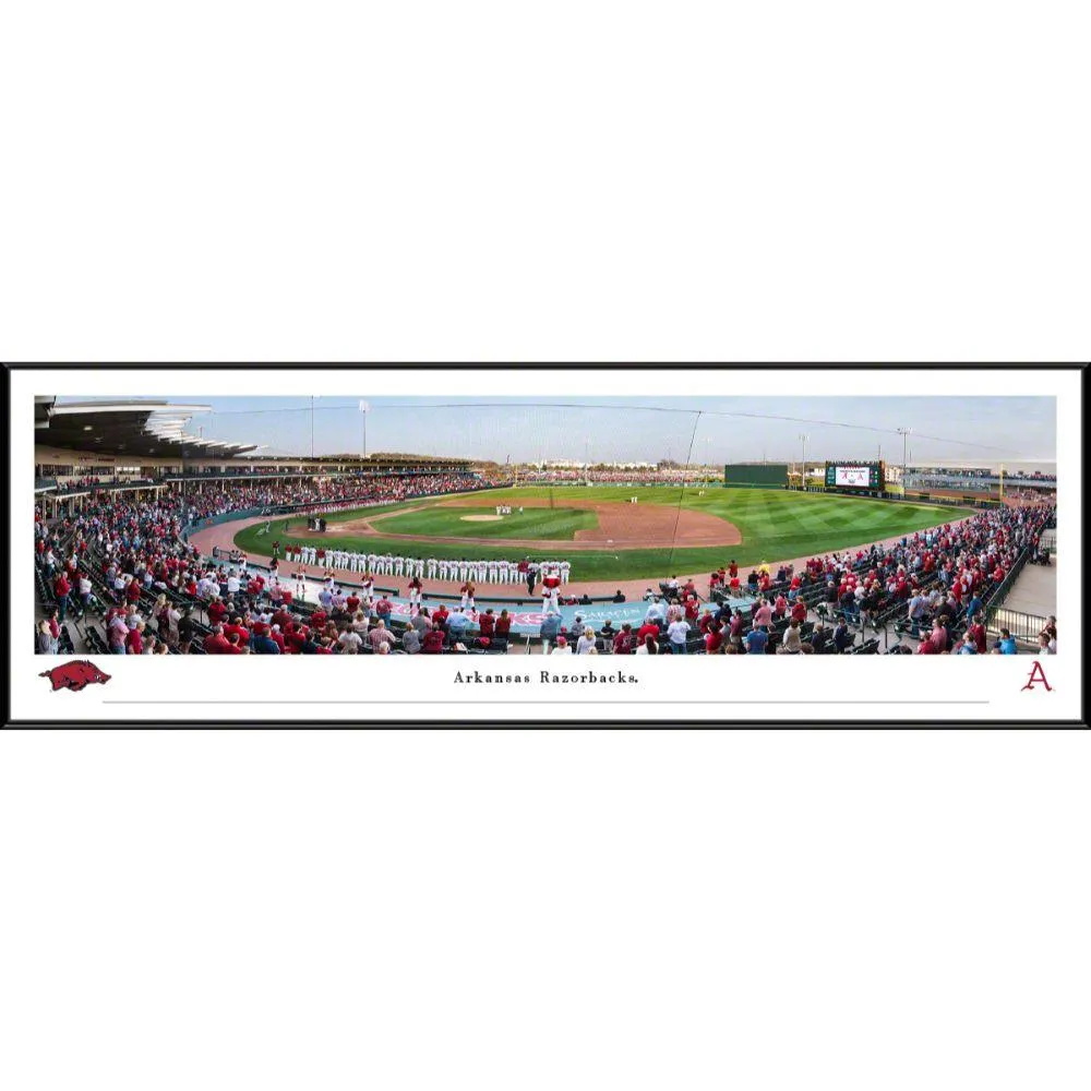  Razorbacks | Arkansas Baseball At Baum Walker Stadium Panoramic Picture (Standard Frame) | Alumni Hall