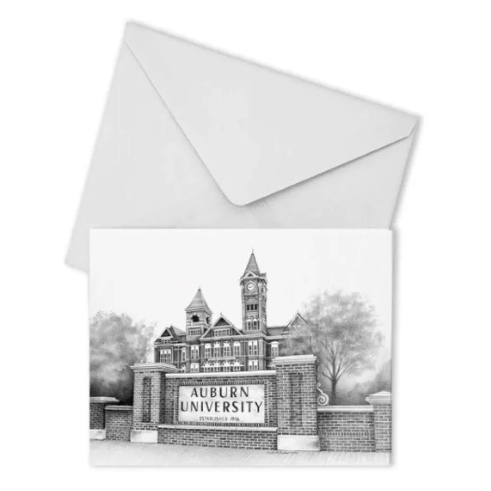  Aub | Auburn 10- Pack Notecard Set | Alumni Hall