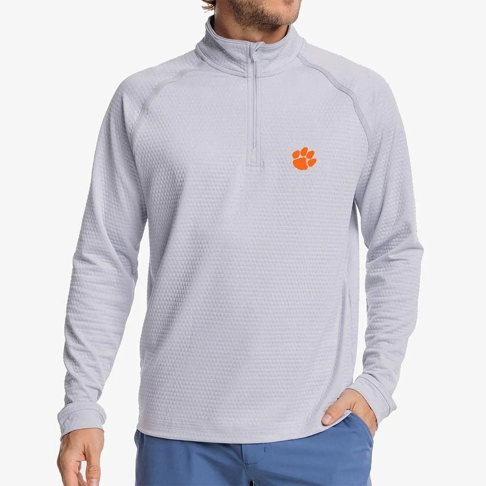 Men's Scuttle Heather Performance Quarter Zip Hoodie