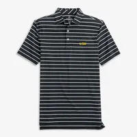 Lsu | Southern Tide Desmond Stripe Performance Polo Alumni Hall