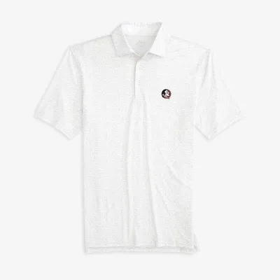 Fsu | Florida State Southern Tide Clubbing Print Performance Polo Alumni Hall