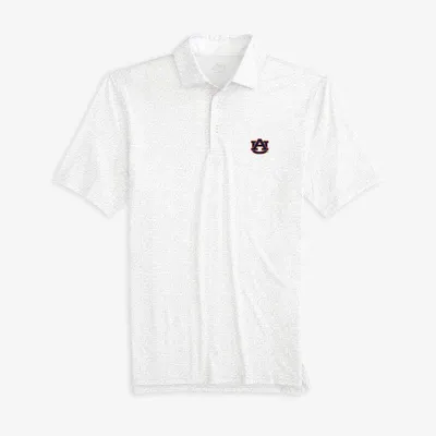 Aub | Auburn Southern Tide Clubbing Print Performance Polo Alumni Hall