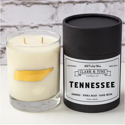  Vols | Tennessee 11 Oz Soy Candle - Rocks Glass | Alumni Hall