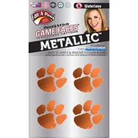  Clemson | Clemson Metallic Waterless Face Tattoos | Alumni Hall